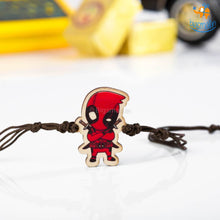 Load image into Gallery viewer, Deadpool Wooden Rakhi
