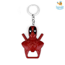 Load image into Gallery viewer, Deadpool Keychain with Bottle Opener