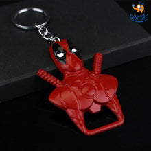 Load image into Gallery viewer, Deadpool Keychain with Bottle Opener