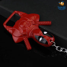 Load image into Gallery viewer, Deadpool Keychain with Bottle Opener