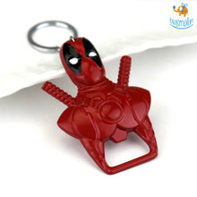 Load image into Gallery viewer, Deadpool Keychain with Bottle Opener