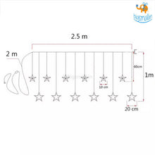 Load image into Gallery viewer, Star Curtain LED Lights