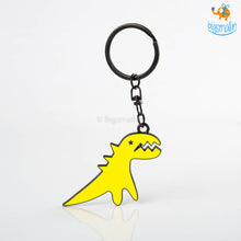 Load image into Gallery viewer, Dino Metallic Keychain