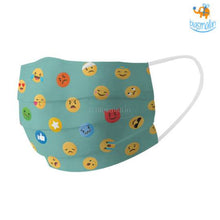 Load image into Gallery viewer, Emojis Cotton Mask With Filter