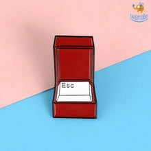 Load image into Gallery viewer, Escape Metallic Lapel Pin