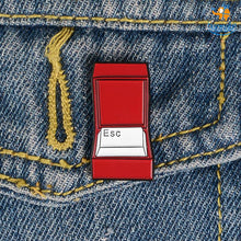 Load image into Gallery viewer, Escape Metallic Lapel Pin