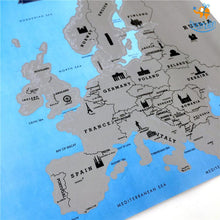 Load image into Gallery viewer, Europe Scratch Map