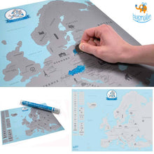 Load image into Gallery viewer, Europe Scratch Map