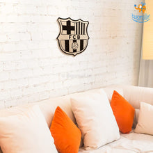 Load image into Gallery viewer, Barcelona Engraved Wooden Crest