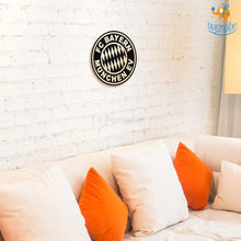Load image into Gallery viewer, FC Bayern Munich Engraved Wooden Crest