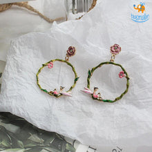 Load image into Gallery viewer, Fairy Tale Hoops Earrings