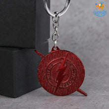 Load image into Gallery viewer, Flash Logo Metallic Keychain
