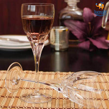 Load image into Gallery viewer, Elegante' Crystal Tint Champagne Flutes - Set of 6