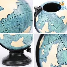 Load image into Gallery viewer, Globe Resin Stationery Holder - Hand painted