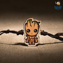 Load image into Gallery viewer, Groot Wooden Rakhi