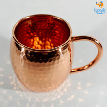 Load image into Gallery viewer, Barrel-Shaped Copper Mugs - Set of 2