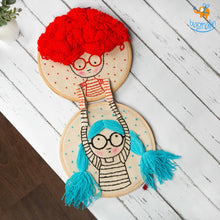 Load image into Gallery viewer, Handmade Friends Hanging Embroidery Hoop Art