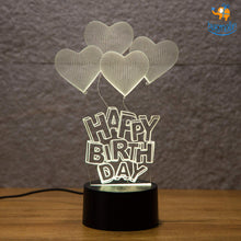 Load image into Gallery viewer, Happy Birthday Hologram Lamp