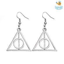 Load image into Gallery viewer, Official Harry Potter Deathly Hallow Earrings