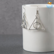 Load image into Gallery viewer, Official Harry Potter Deathly Hallow Earrings