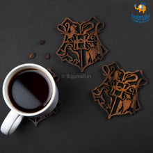 Load image into Gallery viewer, Harry Potter Laser Cut Wooden Coasters - Set of 4