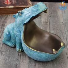 Load image into Gallery viewer, Hippopotamus Storage Table Decorative