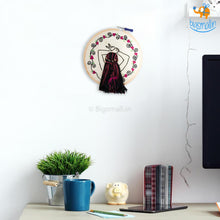 Load image into Gallery viewer, Handmade Boho-Girl Embroidery Hoop Art