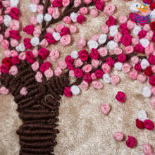 Load image into Gallery viewer, Handmade Cherry Blossom Embroidery Hoop Art