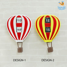 Load image into Gallery viewer, Hot Air Balloon Flip Clock