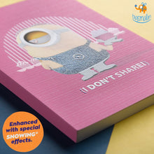 Load image into Gallery viewer, I Don't Share Notebook with Snowing Effect