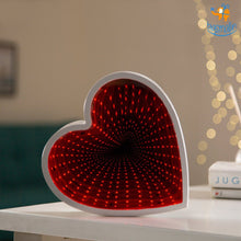 Load image into Gallery viewer, Infinity Mirror Heart Lamp