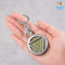 Load image into Gallery viewer, Iron Man Arc Reactor Keychain - Glow in the dark