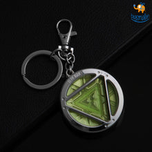 Load image into Gallery viewer, Iron Man Arc Reactor Keychain - Glow in the dark