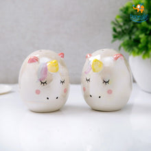 Load image into Gallery viewer, Juno Unicorn Salt and Pepper Set