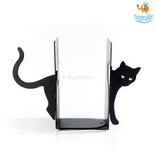 Load image into Gallery viewer, Kitty Cat Metallic Bookends