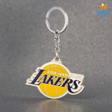 Load image into Gallery viewer, Lakers Metallic Keychain