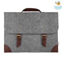 Load image into Gallery viewer, Felt Laptop Sleeve Bag - Steel Grey