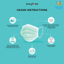 Load image into Gallery viewer, Lazy Panda Cotton Mask With Filter