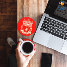 Load image into Gallery viewer, Liverpool Wooden Coasters - Set of 4
