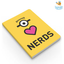 Load image into Gallery viewer, Minion Love Nerds Notebook