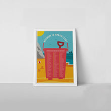 Load image into Gallery viewer, Bucket and Spade Scratch Poster