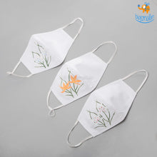 Load image into Gallery viewer, Hand-Painted Cotton Mask - Set of 3