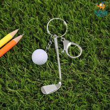 Load image into Gallery viewer, Metallic Golf Keychain