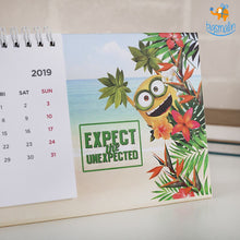 Load image into Gallery viewer, Minions Table Calendar 2019