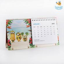Load image into Gallery viewer, Minions Table Calendar 2019