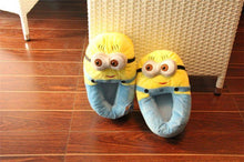 Load image into Gallery viewer, Minion Plush Slippers