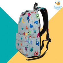 Load image into Gallery viewer, Monster Doodle Backpack