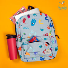 Load image into Gallery viewer, Monster Doodle Backpack