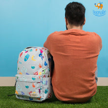 Load image into Gallery viewer, Monster Doodle Backpack