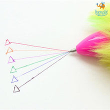Load image into Gallery viewer, Multicolored Fur Pen - Set of 2